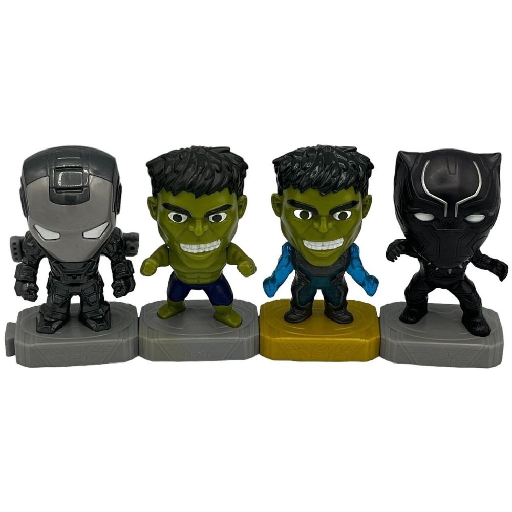 Marvel Avengers Endgame McDonalds Happy Meal Action Figures Toys 2019 Lot of 4